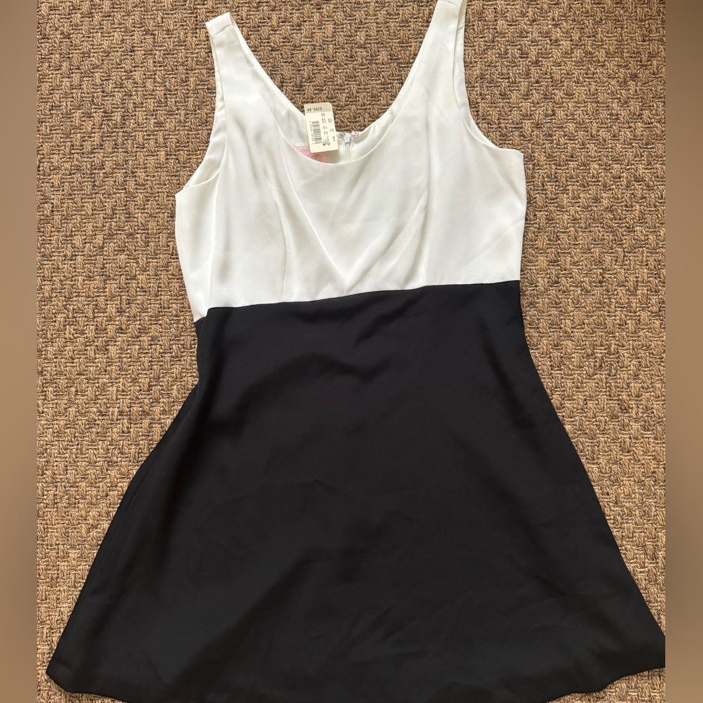 DesignerMargot Black and White Mini Dress